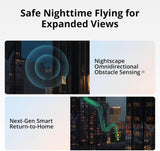 DJI Air 3S Fly More Combo, RC 2 Screen, 1 CMOS, 4K/60fps, Omni Sensors, 2 Cameras, 3 Batteries, Extended Flight