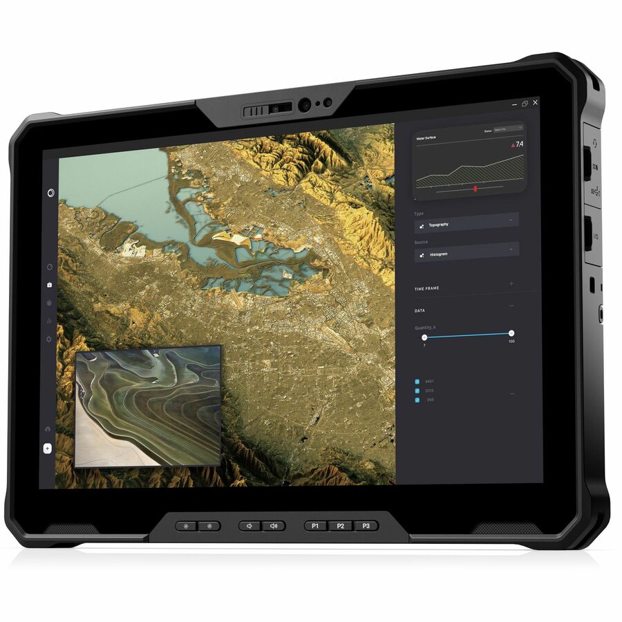 Dell Latitude 7230 Rugged Tablet - 12" Full HD - 16 GB - 256 GB SSD - Windows 11 Pro - Core i5 12th Gen Deca-core (10 Core) i5-1240U - microSD Supported - 1920 x 1200 - 5 Megapixel Front Camera