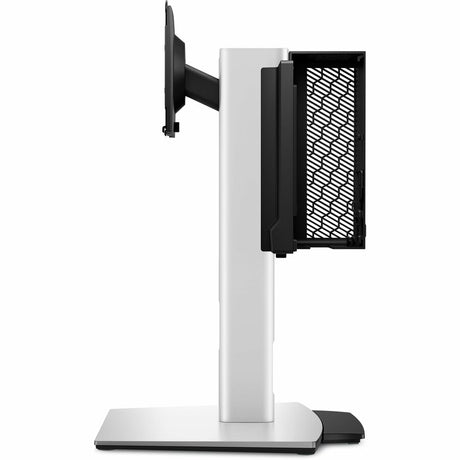 Dell AIO Compact Stand - CFS25 - 19" to 27" Screen Support - 12.80 lb Load Capacity - Silver - For Monitor, Workstation, All-in-One Computer - Compact, Padlock