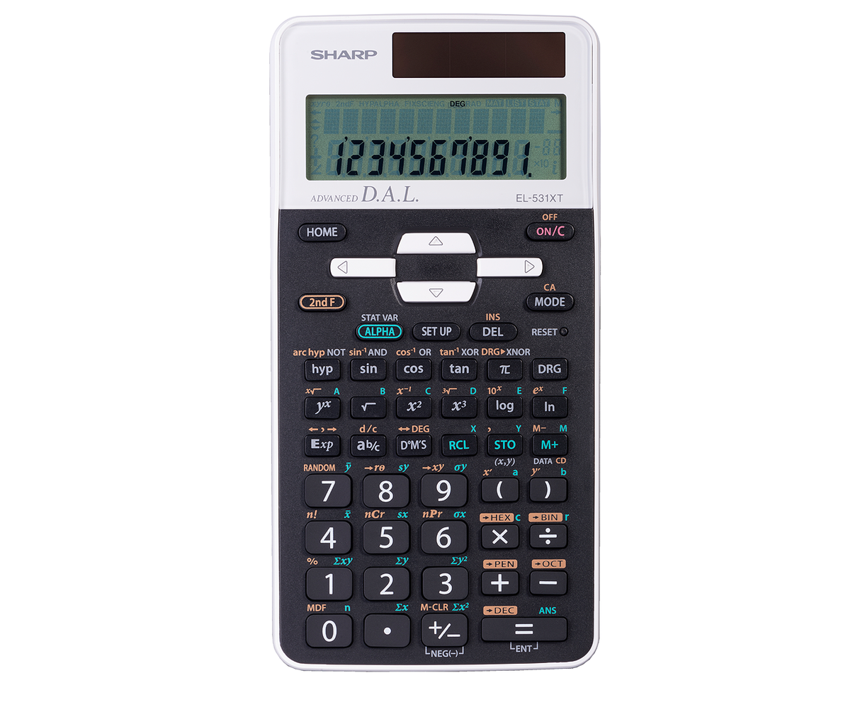 Sharp EL531XTWH 273 Function 10-Digit Scientific Calculator