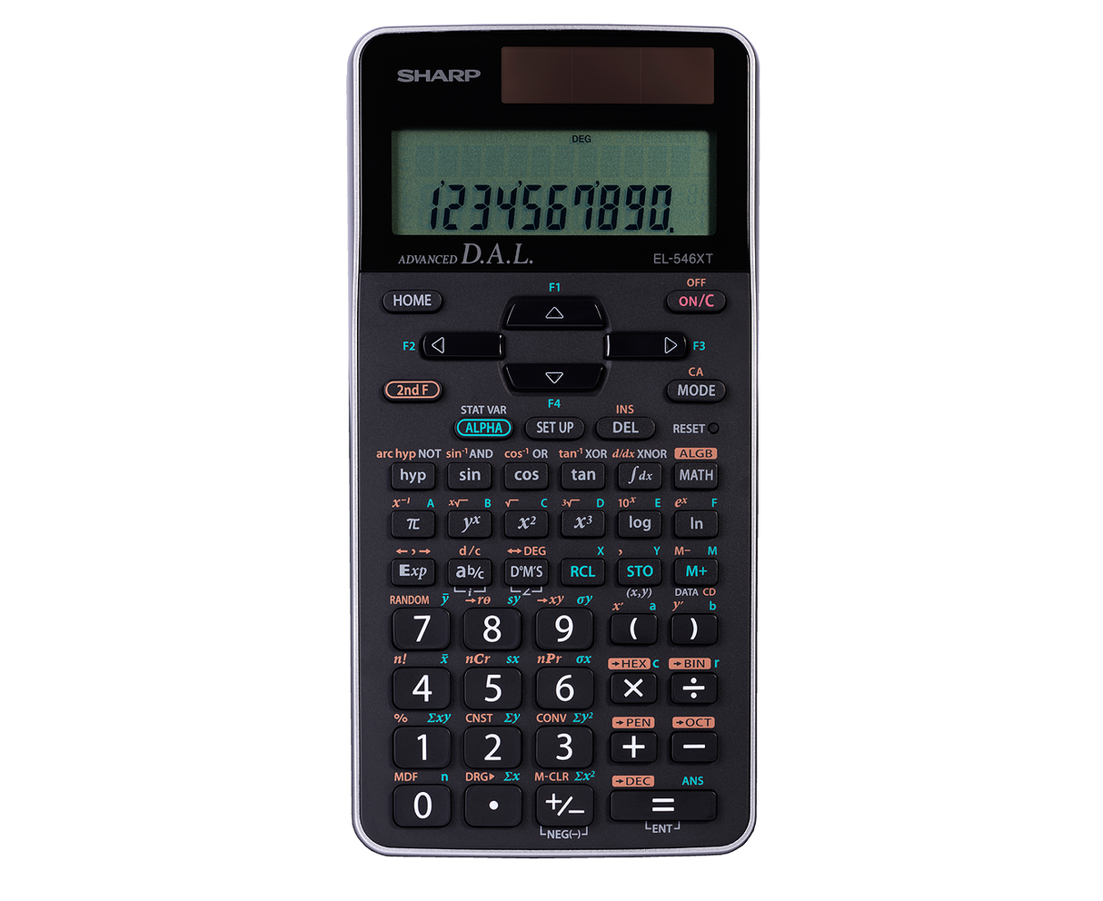 SHARP EL546XTSL Scientific Calculator 470 functions