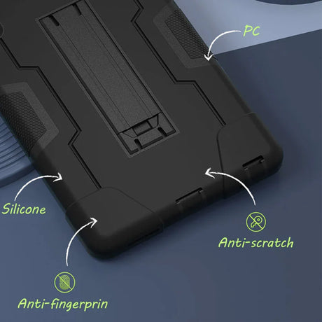 Lenovo Tab K9 / Lenovo Tab One TB305 | 3 Layers Protective Rugged Case with Kick-stand