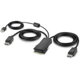 Belkin 2-Port Dual-Head DP Modular Secure KVM Switch PP4.0 with Remote