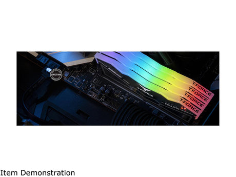 Team T-Force Delta RGB 32GB 288-Pin PC RAM DDR5 6000 (PC5 48000) Desktop Memory Model FF3D532G6000HC38ABKT