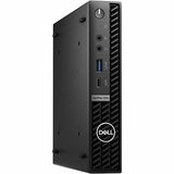 Dell OptiPlex 7000 7020 Desktop Computer - Intel Core i5 14th Gen i5-14500T - 8 GB - 256 GB SSD - Micro PC - Intel Chip - Windows 11 Pro - Intel DDR5 SDRAM - English (US) Keyboard - IEEE 802.11ax - 90 W