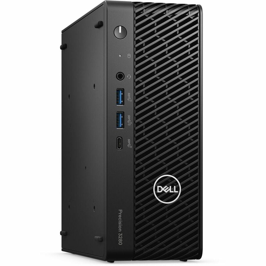 Dell Precision 3000 3280 Workstation - Intel Core i7 14th Gen i7-14700 - 16 GB - 512 GB SSD - Compact - Black - Intel Chip - Windows 11 Pro - NVIDIA T1000 8 GB Graphics - NVMe, Serial ATA Controller - English (US) Keyboard
