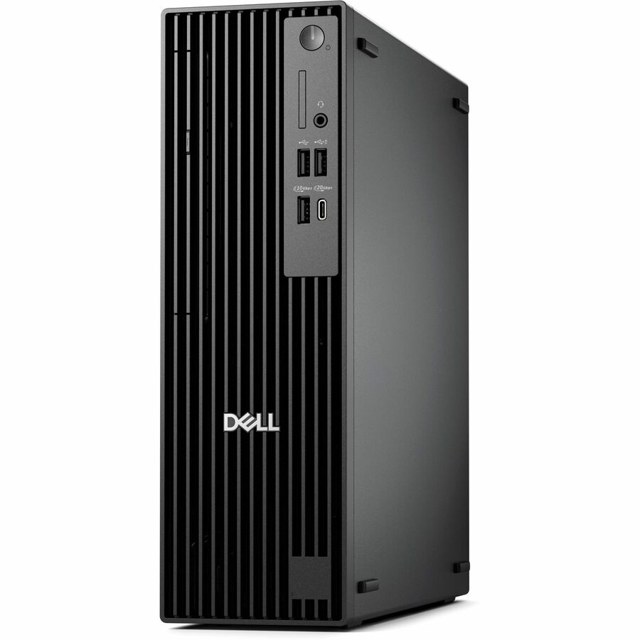 Dell Pro Slim Plus QBS1250 Desktop Computer - Intel Core Ultra 7 265 - 32 GB - 1 TB SSD - Slim PC - Standard Black - Intel Chip - Windows 11 Pro - Intel DDR5 SDRAM - English (US) Keyboard - IEEE 802.11ax - 260 W