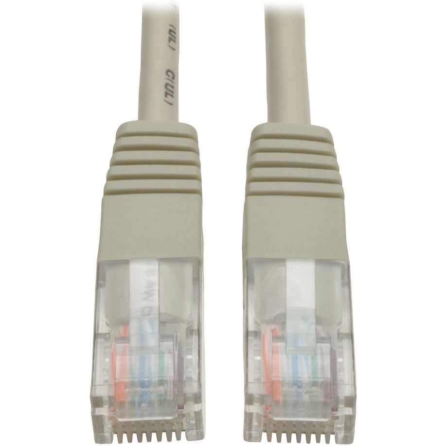 Tripp Lite Eaton Tripp Lite Series Cat5e 350 MHz Molded (UTP) Ethernet Cable (RJ45 M/M), PoE - Gray, 7 ft. (2.13 m) - 7ft - 1 x RJ-45 Male - 1 x RJ-45 Male - Gray