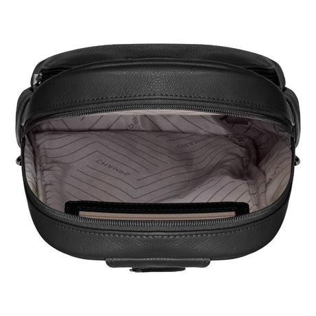 Champs - Onyx Collection Leather Sling Bag - Black