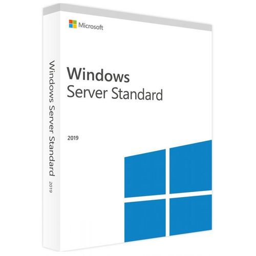 Microsoft Windows Server 2019 Standard 64-bit - License - 5 Client, 16 Core - Available via DVD-ROM - PC