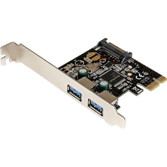 StarTech CC PEXUSB3S23 2Port PCIE SuperSpeed USB3.0 w SATA Power Retail