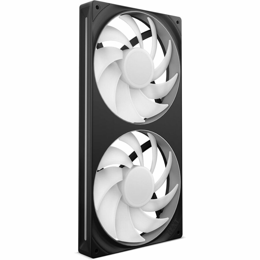 NZXT F280 RGB CORE - 11.02" Maximum Fan Diameter - 2 x Fan(s) - 737.7 gal/min Maximum Airflow - 2000 rpm - Fluid Dynamic Bearing - 4-pin PWM, 8-pin - RGB LED - Black - PCBs (Polychlorinated Biphenyls), Plastic, Rubber - Retail - Motherboard