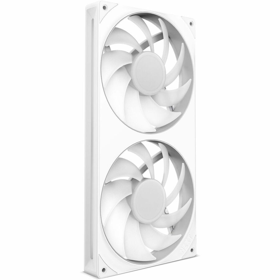 NZXT F280 RGB CORE - 11.02" Maximum Fan Diameter - 2 x Fan(s) - 737.7 gal/min Maximum Airflow - 2000 rpm - Fluid Dynamic Bearing - 4-pin PWM, 8-pin - RGB LED - White - PCBs (Polychlorinated Biphenyls), Plastic, Rubber - Retail - Motherboard