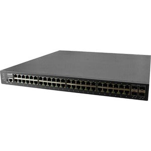 Lantronix Managed Gigabit Ethernet Poe+ Switch - 48 Ports - Manageable - 3 Layer Supported - Modular - Optical Fiber, Twisted Pair - Rack-mountable