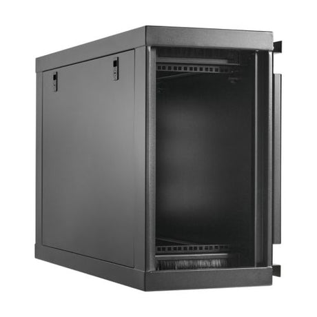 Tripp Lite Eaton Series SmartRack Wall-Mount Mini Rack Enclosure 6U Low-Profile Side-Mount Black