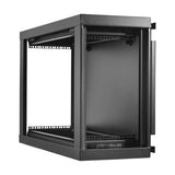 Tripp Lite Eaton Series SmartRack Wall-Mount Mini Rack Enclosure 6U Low-Profile Side-Mount Black