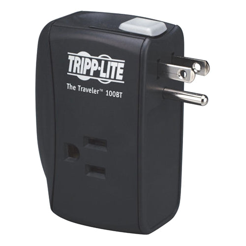 Tripp Lite by Eaton Protect It! 2-Outlet Portable Surge Protector, Direct Plug-In, 1050 Joules, Ethernet Protection - Receptacles: 2 x NEMA 5-15R - 1050J