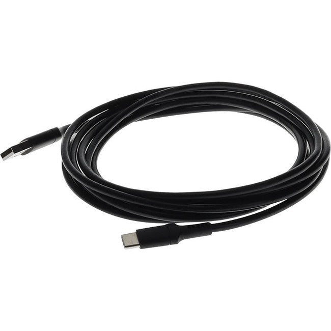 AddOn 2.0m 6.6ft USB-C Male to USB 2.0 A Male Sync and Charge Black Cable USBC2USB2MB