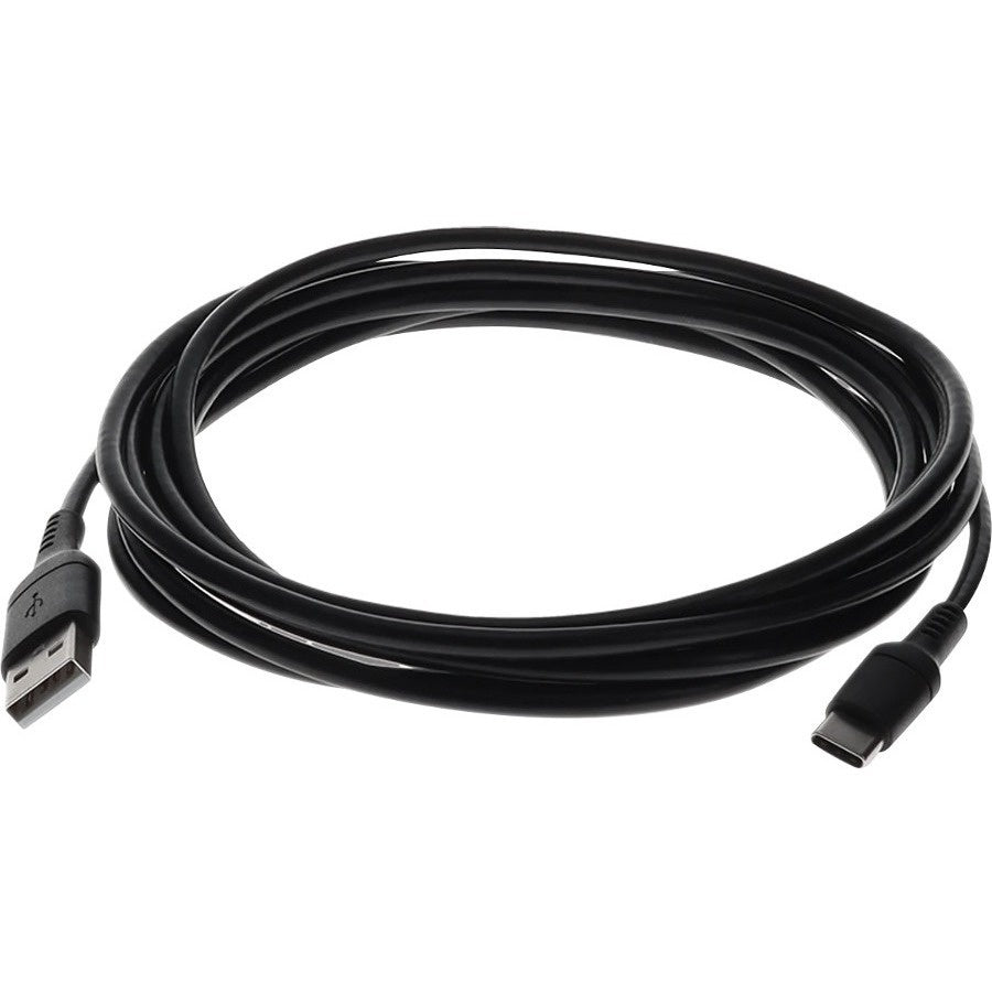 AddOn 2.0m 6.6ft USB-C Male to USB 2.0 A Male Sync and Charge Black Cable USBC2USB2MB
