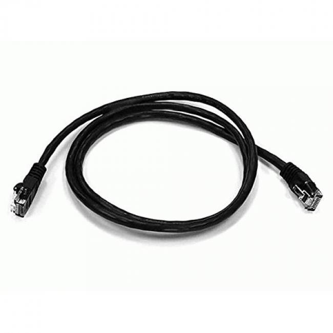Monoprice Cat6 Ethernet Patch Cable - Network Internet Cord - RJ45, Stranded, 550Mhz, UTP, Pure Bare Copper Wire, 24AWG, 3ft, Black