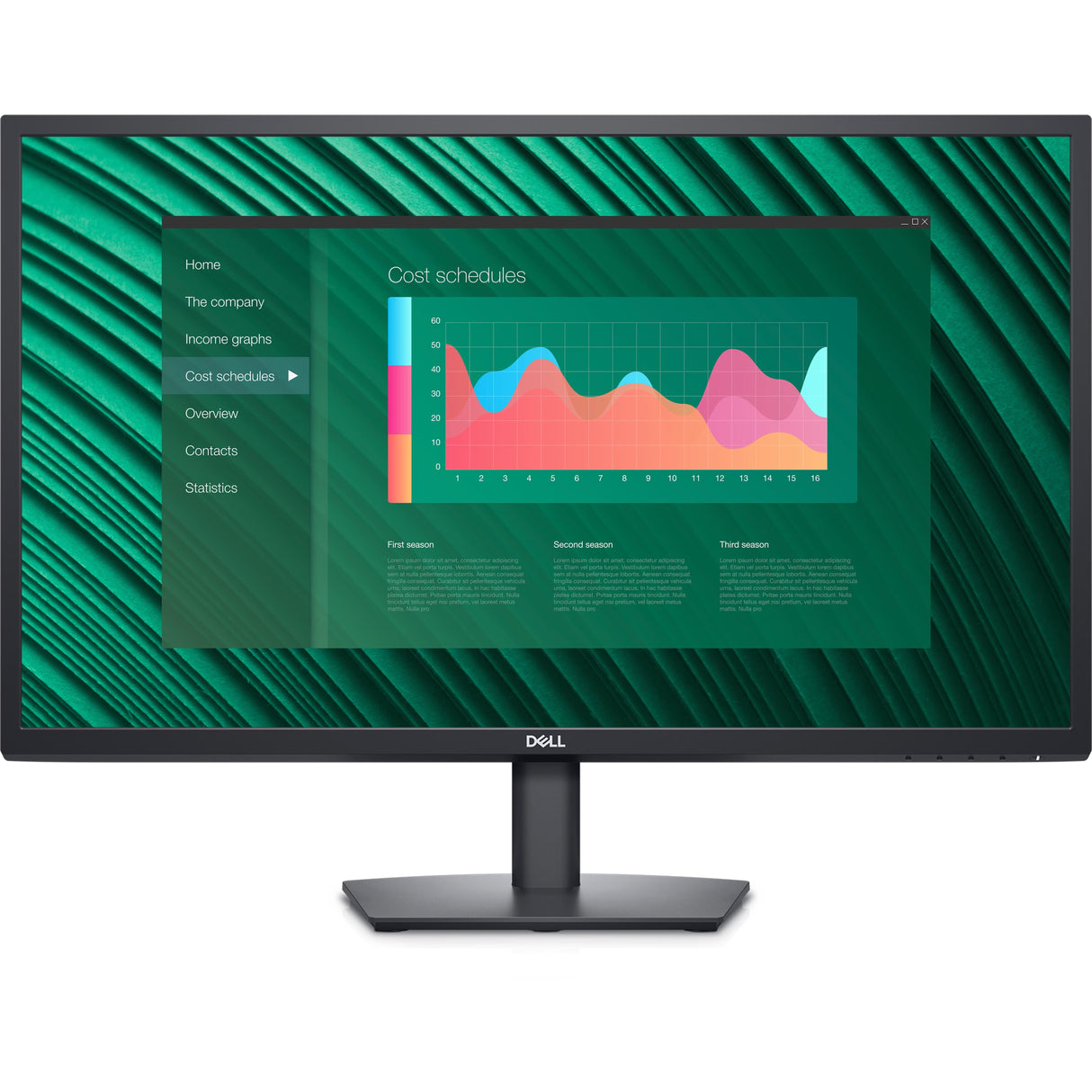 Dell E2723H 27 Full HD LED LCD Monitor - 16:9 - Black - 27 Class - Vertical Alignment (VA) - 1920 x 1080 - 16.7 Million Colors - 300 Nit - 5 ms - VGA - DisplayPort