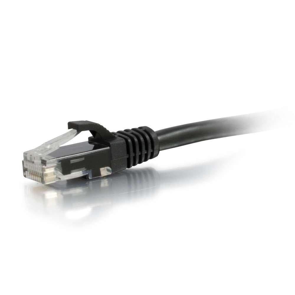 C2G 00739 Cat6a Cable - Snagless Unshielded Ethernet Network Patch Cable, Black (35 Feet, 10.66 Meters)