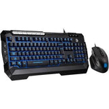Thermaltake Tt eSPORTS Commander Combo V2, Gaming Keyboard and Gaming Mouse with 2500 DPI, 3 Color Back Lights and Lighting Effect, cm-CMC-WLXXMB-US
