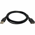 Black Box USB 2.0 Extension Cable Type-A Male/Female Black