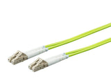 Monoprice Fiber Optic Cable - Green - 5 Meter | OM5, LC/UPC-LC/UPC, Multi Mode Duplex, (50/125 Type) - Entegrade Series