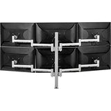 atdec AWMS-6-13717-H-S Six Monitor Arm 29.5 Post Desk Mount