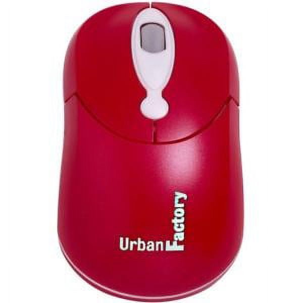 Urban Factory Crazy Mouse Red Optical Usb Wired Mouse 800dpi