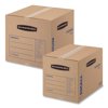 Bankers Box 7713901 SmoothMove Basic 18 In. X 18 In. X 16 In. Moving Boxes - Medium Brown/Blue