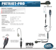 Sonim XP Pro - Klein Patriot Pro Wired PTT Headset