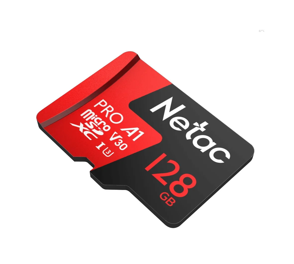 Netac 128GB P500 Extreme Pro UHS-I microSDXC Memory Card with SD Adapter [64GB 1TB], Single S A1 Class 10 V30, Series NT02P500PRO-128G-R