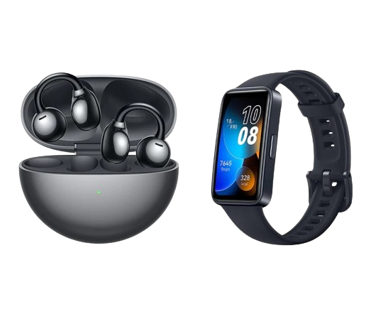 HUAWEI FreeClip, Groundbreaking Aesthetic Design, Feather-Light Wearing, Open-Ear Listening, AI Crystal-Clear Call, Long Battery Life, Dual-Device Connections, Black buy one get one free huawei band 8
