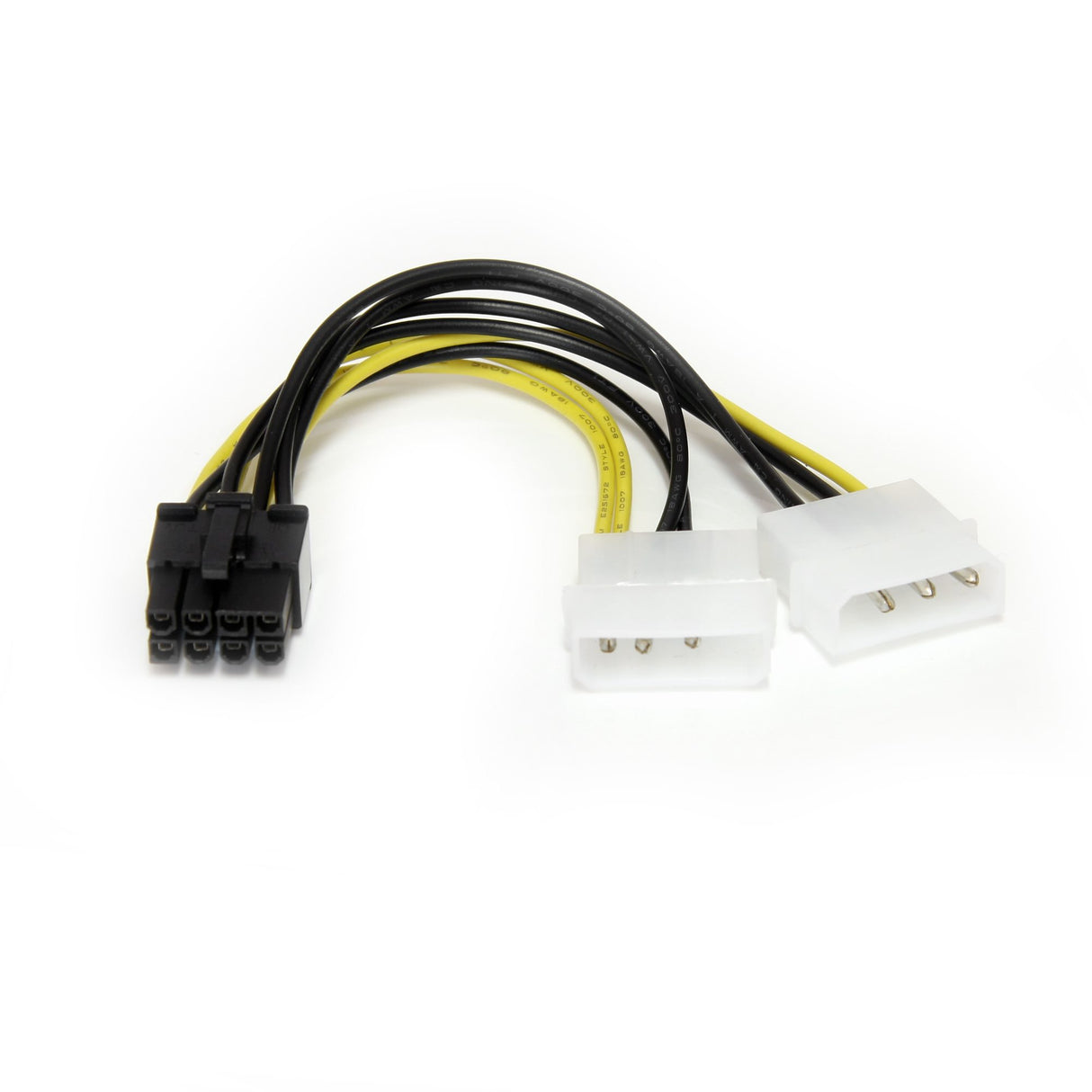 StarTech.com 6in LP4 to 8 Pin PCI Express Video Card Power Cable Adapter LP4PCIEX8ADP