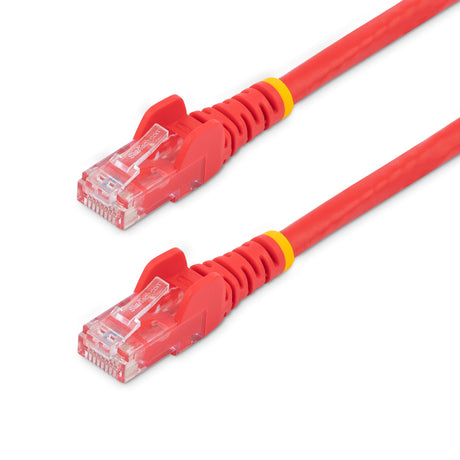 10ft CAT6 Cable - Red CAT6 Ethernet Cable - Gigabit Ethernet Wire - 650MHz 100W PoE RJ45 UTP CAT 6 Network/Patch Cord Snagless - Fluke Tested/Wiring is UL Certified/TIA
