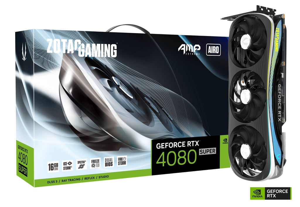 Zotac GeForce RTX 4080 SUPER AMP EXTREME AIRO 16GB Graphics Card (ZT-D40820B-10P)