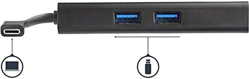 StarTech.com USB-C Multiport Adapter - USB-C Travel Docking Station with 4K HDMI - 60W Power Delivery Pass-Through, GbE, 2pt USB-A 3.0 Hub - Portable Mini USB Type-C Dock for Laptop (DKT30CHPD) Black 2x USB-A 3.0 | GbE