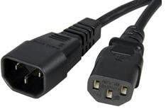 StarTech 10FT POWER CORD EXTENSION C14 TO C13