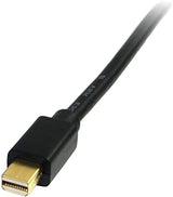 StarTech.com 6ft (2m) Mini DisplayPort to VGA Cable - Active Mini DP to VGA Adapter Cable - 1080p Video - mDP 1.2 or Thunderbolt 1/2 Mac/PC to VGA Monitor/Display - Converter Cord (MDP2VGAMM6) Black VGA (M/M) Single