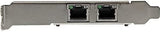 StarTech.com 2 Port PCIe Network Card - RJ45 Port - Intel i350 Chipset - Ethernet Server / Desktop Network Card - Dual Gigabit NIC Card (ST2000SPEXI)