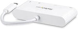 StarTech.com USB C Multiport Adapter - USB-C to DVI-D (Digital) Video Adapter with 60W Power Delivery Passthrough Charging, GbE, USB-A - Portable USB Type-C/Thunderbolt 3 Mini Laptop Dock (DKT30CDVPD) 1x USB-A 3.0 | DVI-D