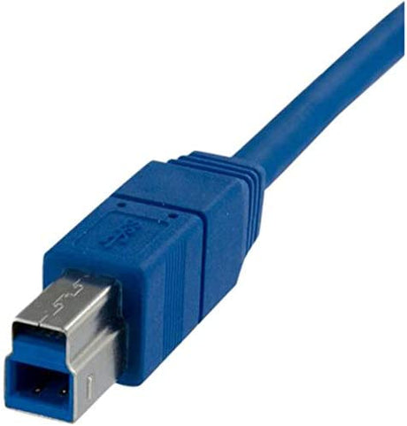 StarTech.com 3 ft / 91cm SuperSpeed USB 3.0 Cable A to B - USB 3 A (m) to USB 3 B (m) (USB3SAB3) 3 ft / 1m Blue