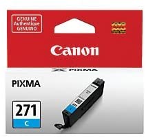 Canon CLI-271 Cyan Ink-Tank Compatible to MG6820, MG6821, MG6822, MG5720, MG5721, MG5722, MG7720, TS5020, TS6020, TS8020, TS9020 CYAN INK TANK Standard Ink Ink