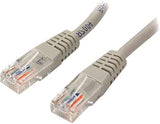StarTech.com Cat5e Ethernet Cable - 7 ft - Gray - Patch Cable - Molded Cat5e Cable - Short Network Cable - Ethernet Cord - Cat 5e Cable - 7ft (M45PATCH7GR) 7 ft / 2.1m Grey