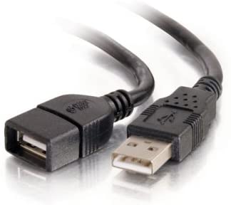 C2g/ cables to go C2G USB Long Extension Cable, USB Cable, USB A to A Cable, Black, 6.56 Feet (2 Meters), Cables to Go 52107 USB A Male to A Female 6.6 Feet Black