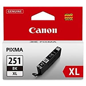 Canon CLI-251XL BK Compatible to iP7220,iX6820,MG5420,MG5520/MG6420,MG5620/MG6620,MX922/MX722,iP8720,MG6320,MG7120,MG7520 Printers CLI-251XL Black Ink