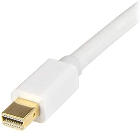 StarTech.com 6ft (2m) Mini DisplayPort to HDMI Cable - 4K 30Hz Video - mDP to HDMI Adapter Cable - Mini DP or Thunderbolt 1/2 Mac/PC to HDMI Monitor - mDP to HDMI Converter Cord - White (MDP2HDMM2MW) 6 ft / 2 m White