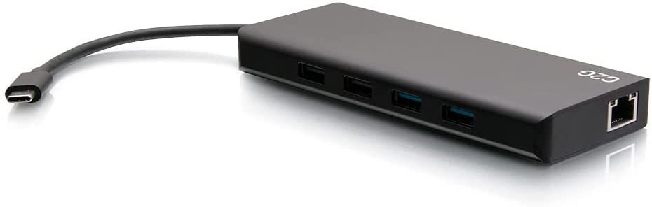 C2g/ cables to go C2G 4K USB C Dual Monitor Dock - HDMI, Ethernet, USB, 3.5mm &amp; 60W Power